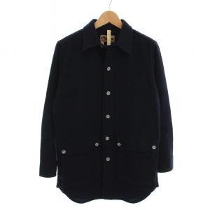 LYBRO ウールワークハンティングジャケット シャツジャケット 長袖 42 紺 8035-13-10005