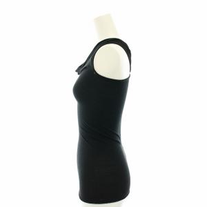 Rick Owens リリーズ Lilies カットソー ノースリーブ 絹 シルク混 38 黒 ブラック