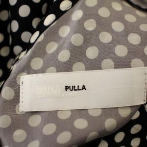 TOGA PULLA キュプラドットノースリーブメッシュワンピース TP52-FH517 ワンピース ロング メッシュ 水玉 F 黒 ブラック