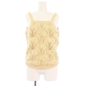 23SS LILY YARN SUKASHI KNIT CAMISOLE 透かし編みニットキャミソール