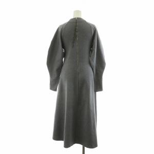 ELENDEEK F&F SILHUETTE KN OP ニットワンピース 長袖 ロング 01 グレー 512460311301