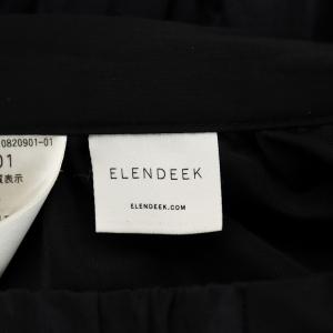 ELENDEEK HANGING BALLOON SK フレアスカート ロング丈 1 黒 ブラック 512410820901-01