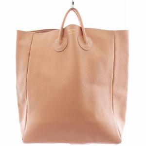 BEAMS別注 LEATHER TOTE トートバッグ ハンドバッグ レザー ピンク /AN6