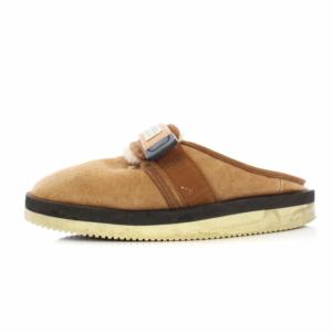 SUICOKE ZAVO ムートン スリッポン サンダル サボ US6 24cm ベージュ /TK