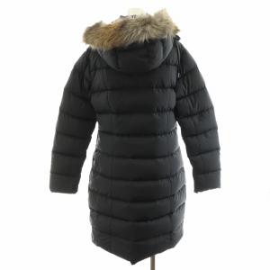 POLO RALPH LAUREN ダウンコート ロング丈 フード ファー アウター S 黒 ブラック 211765207001