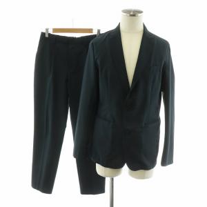 セットアップ 2点セット 上下 スラックスパンツ テーラードジャケット シングル M ネイビー RA24-18M002