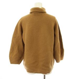 Max Mara ニット セーター 厚手 長袖 ハイネック 茶