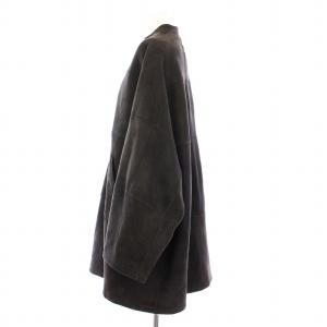 HERMES ムートンコート 38 ブラック