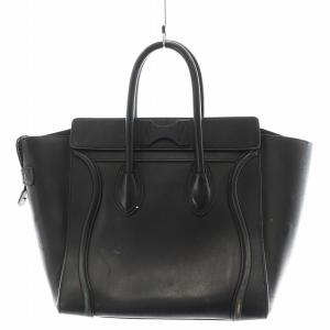CELINE ラゲージ ミニショッパー トートバッグ ブラック