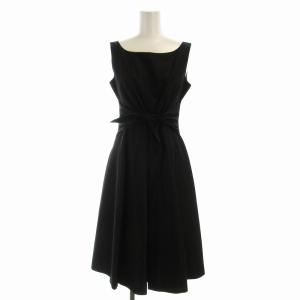 ワンピース ロング ノースリーブ M 黒 ブラック GBEAS50490