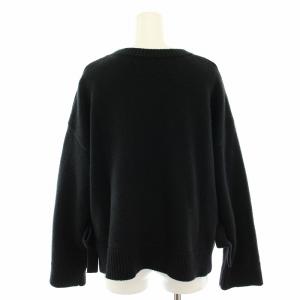 VALENTINO 22AW ウールリボンニットセーター S ブラック 1B0KC40R7KH