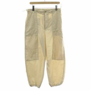 ブライトパラシュートパンツ ジョガーパンツ ジップフライ 36 ベージュ 24030900404020