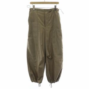 ブライトパラシュートパンツ ジョガーパンツ ジップフライ 36 茶 ブラウン 24030900404020