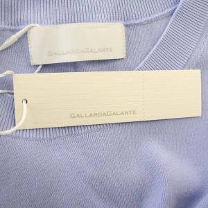 GALLARDAGALANTE 23SS ノースリーブニット GGZ1031405A0004 ニット ベスト F サックスブルー 水色