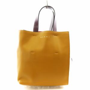 MARNI SOFT MUSEO トートバッグ 2way ムートン イエロー
