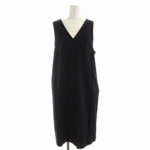 ジャンパースカート ひざ丈 ワンピース 38 紺 ネイビー V5J0472128 /EE