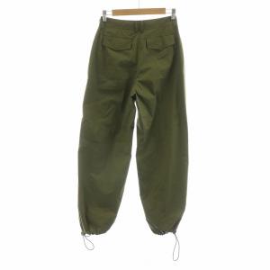 theory luxe 24AW TECH POPLIN LAYA バギーパンツ 36 カーキ 03-4306402 /NQ