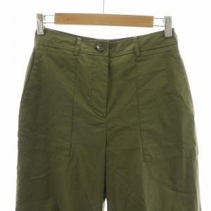 theory luxe 24AW TECH POPLIN LAYA バギーパンツ 36 カーキ 03-4306402 /NQ