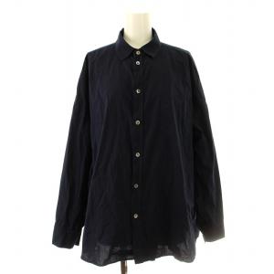 フェイクシャツ プルオーバー 長袖 1 紺 ネイビー 091-U667-066 /DK