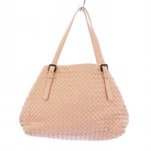 BOTTEGA VENETA イントレチャート トートバッグ ピンク B050268670