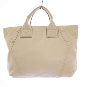 Salvatore Ferragamo ガンチーニパンチング トートバッグ ハンドバッグ レザー アイボリー FJ-21 A728 /KH OH