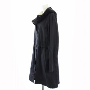 HERNO ナイロンコート フード スプリングコート 春アウター 46 ネイビー PA0021D