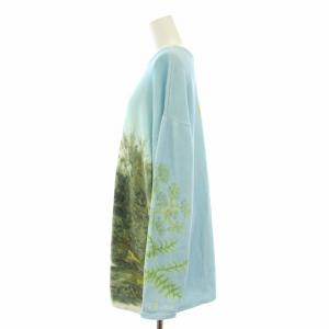 Ameri VINTAGE 24SS ヴィンテージイラストレーションプリントニットトップ VINTAGE ILLUSTRATION