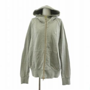 ジップアップパーカー ジャケット 長袖 フーディー M グレー F1721 /NQ