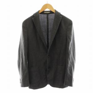 DOVER テーラードジャケット シングル ウール 46 グレー T2902E /AN32