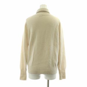 IENA ニット セーター 長袖 タートルネック カシミヤ100％ F アイボリー 19-080-900-0230-3-0