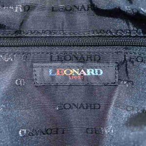 LEONARD ワンショルダーバッグ ハンドバッグ ナイロン 黒 ブラック /AN3