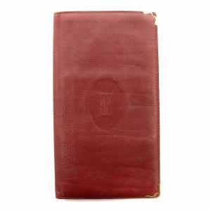 マストライン パスポートケース レザー ボルドー 赤 /G OH