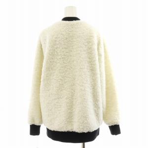 Diagram GRACE CONTINENTAL 22AW ボアジャケット アウター 36 白 ホワイト 黒 ブラック 03224 52145-00