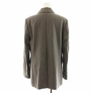 theory luxe 22AW NEW SAXONY BALLEY テーラードジャケット ダブル 38 グレージュ 2304115