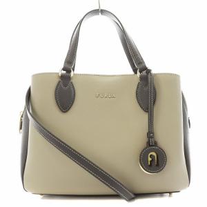 ミネルヴァ S MINERVA S ショルダーバッグ ハンドバッグ 2way バイカラー レザー グレー