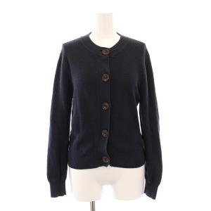 DEMYLEE カーディガン ニット クルーネック 長袖 XS 紺 2910800214 /YM