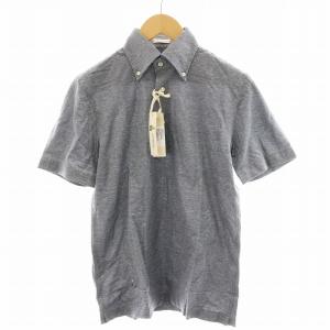 ポロシャツ 半袖 コットン XS 紺 ネイビー /AN18