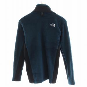 THE NORTH FACE ジップイン バーサミッド フリースジャケット ロゴ S 緑 グリーン 黒 ブラック NA61206/AN15