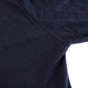 JOHN SMEDLEY ニット セーター 薄手 ウール 長袖 L ネイビー /YM