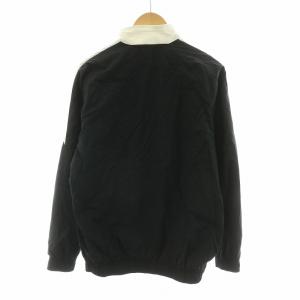 Reebok ジップアップジャケット アウター XL ブラック ブルー FM5149