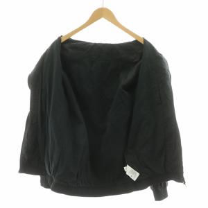 Reebok ジップアップジャケット アウター XL ブラック ブルー FM5149