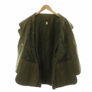 FENDI テーラードジャケット シングル ヴィンテージ 46 カーキ /NQ