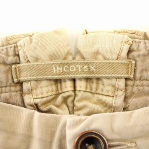 INCOTEX チノパン 1st619 製品染め チノ パンツ M相当 ベージュ /G