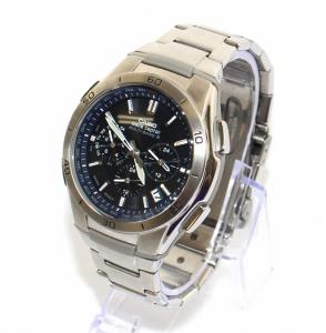 CASIO ウェーブセプター 腕時計 タフソーラー クロノグラフ カレンダー シルバーカラー WVQ-M410 /DK