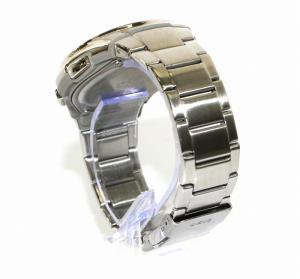 CASIO ウェーブセプター 腕時計 タフソーラー クロノグラフ カレンダー シルバーカラー WVQ-M410 /DK