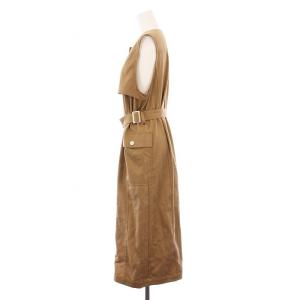 Diagram GRACE CONTINENTAL 22AW シャンブレーノースリーブワンピース ロング 38 ブラウン 0322331066 /KH