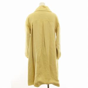 SYBILLA スプリングコート ロング 総柄 M ゴールドカラー GBUCV]04790 /EE