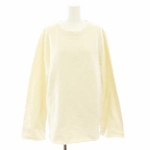 マルタンマルジェラ カットオフプルオーバー スウェット トレーナー 長袖 S アイボリー S52GU0033