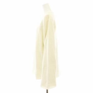 MM6 Maison Margiela マルタンマルジェラ カットオフプルオーバー スウェット トレーナー 長袖 S アイボリー S52GU0033