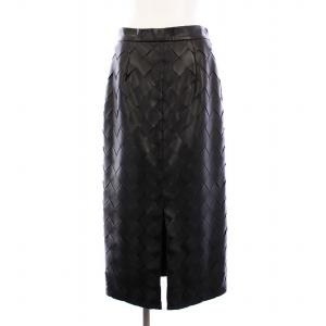 レザーバケットスカート Leather Bucket Skirt タイト ナロー ロング フェイクレザー